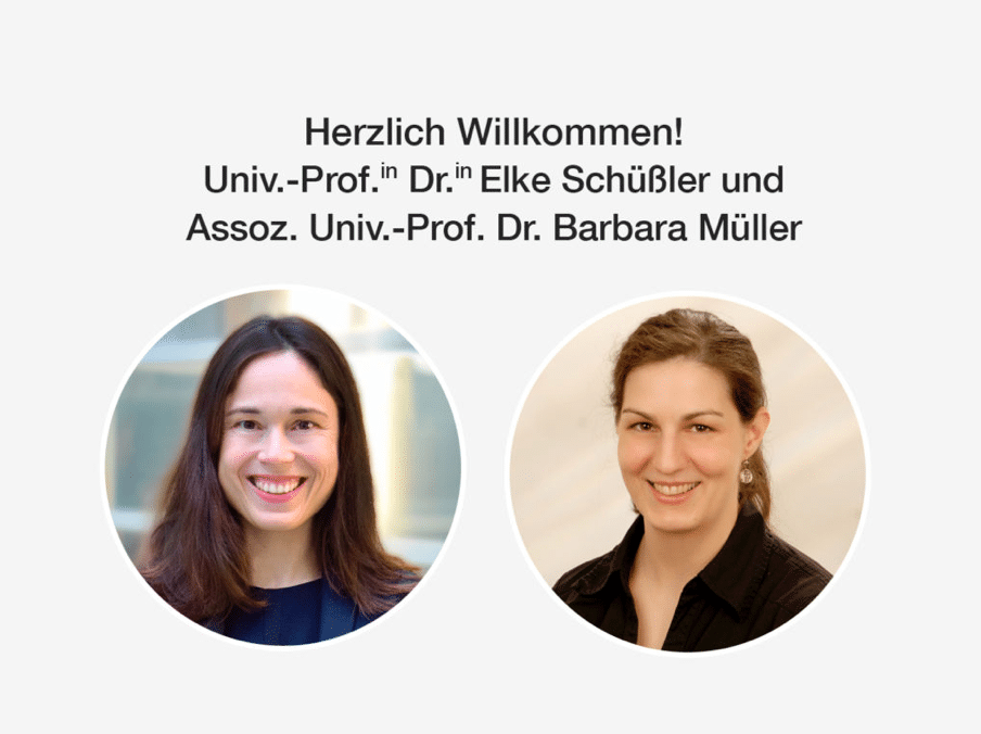 Elke Schüßler und Barbara Müller