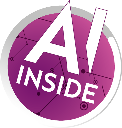 AI Button lila