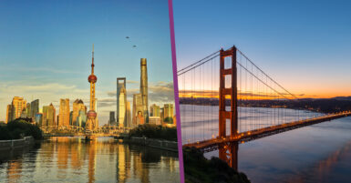Banner Asien & USA